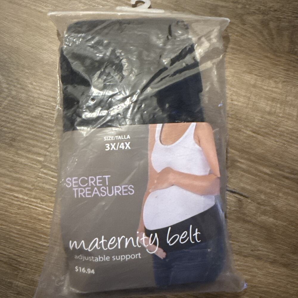 Secret Treasures Maternity Belt 3X/4X Adjustable Support Band Pregnancy Back